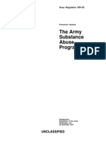 r600 - 85 Army Substance Abuse Drug Program