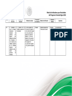 Matriz Indicadores