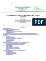 Download ELEMENTS OF A SOUND INDUSTRIAL RELATIONS SYSTEMpdf by BelajarBahasaInggris SN254742766 doc pdf