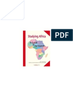Studying Africa - A Guide To The Sources (Second Edition, 2011