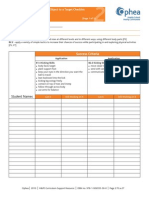 Grade 2 Kicking Lesson Assessment