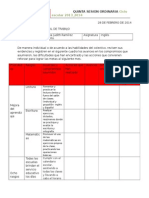 Actividades Quinta Sesion Cte