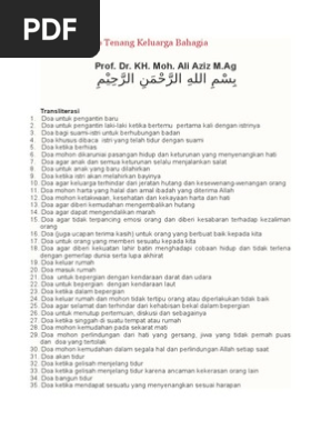 100 Doa Hidup Tenang Keluarga Bahagia  PDF