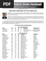 Download Weber State University Football Signings by kstumarkgreen SN254756327 doc pdf