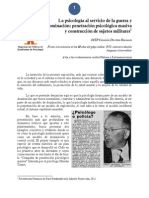 La Psicología Al Servicio de La Guerra - Chile PDF