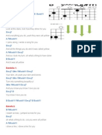 Yellow Guitarra Chords