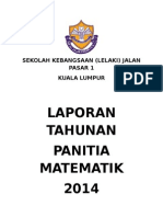 Laporan Tahunan Panitia Matematik 2014