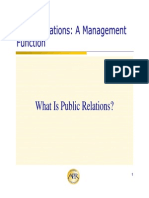 APRSG PR Mgmt Function