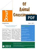 Journal of Animal Consciousness Issue 1 Vol 1 Febuary 2015