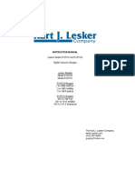 INSTRUCTION MANUAL Lesker Model 510TCV and 510TCH Digital Vacuum Gauges