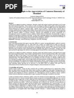 Blight to the Appreciation of Common Humanity of Mankind