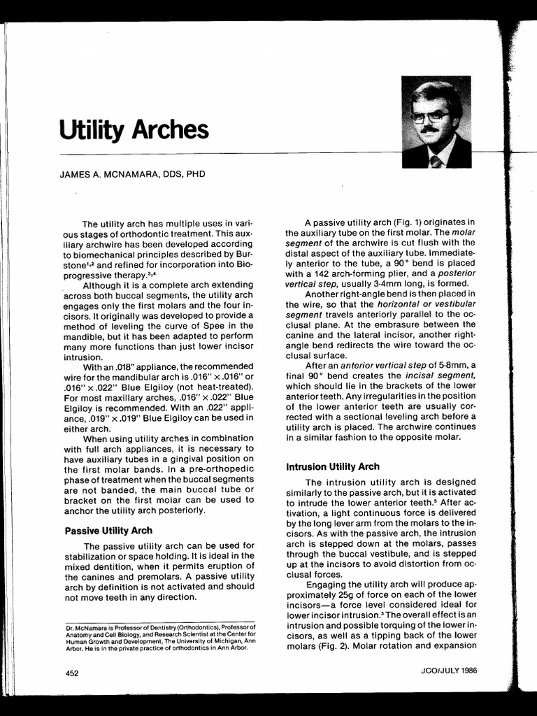 Utility Arch Wire | PDF