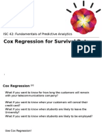Cox Regression Model - Upload