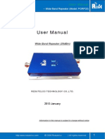 User Manual Wide Band Repeater PORP20