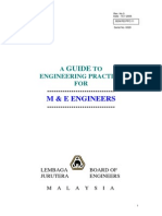 BEM Guide To Engineering Practice For M&E Engineers