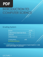 CSC101 - L1 - Intro To Computer Systems