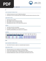 Logical Functions - If and or