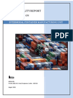 Feasibility Report on Intermodal Container Manufacturing Unit Final