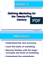 Defining Marketing For The Twenty First Century