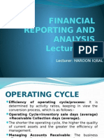 Financial Reporting and Analysis: Lecturer: HAROON IQBAL