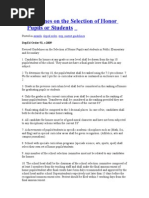Download Guidelines on the Selection of Honor Pupils or Students by gtunida SN25479542 doc pdf