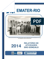 Relatório de Atividades 2014 - EMATER - RIO SÃO GONÇALO - P PDF