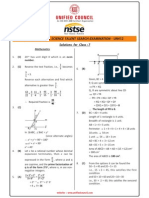 NSTSE 2015 Class 7 Answer Key & Solution