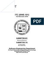 ITC Cover Sheet