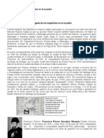 Conquista Española en El Ecuador