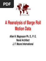 Barge Roll Motions Slideshow