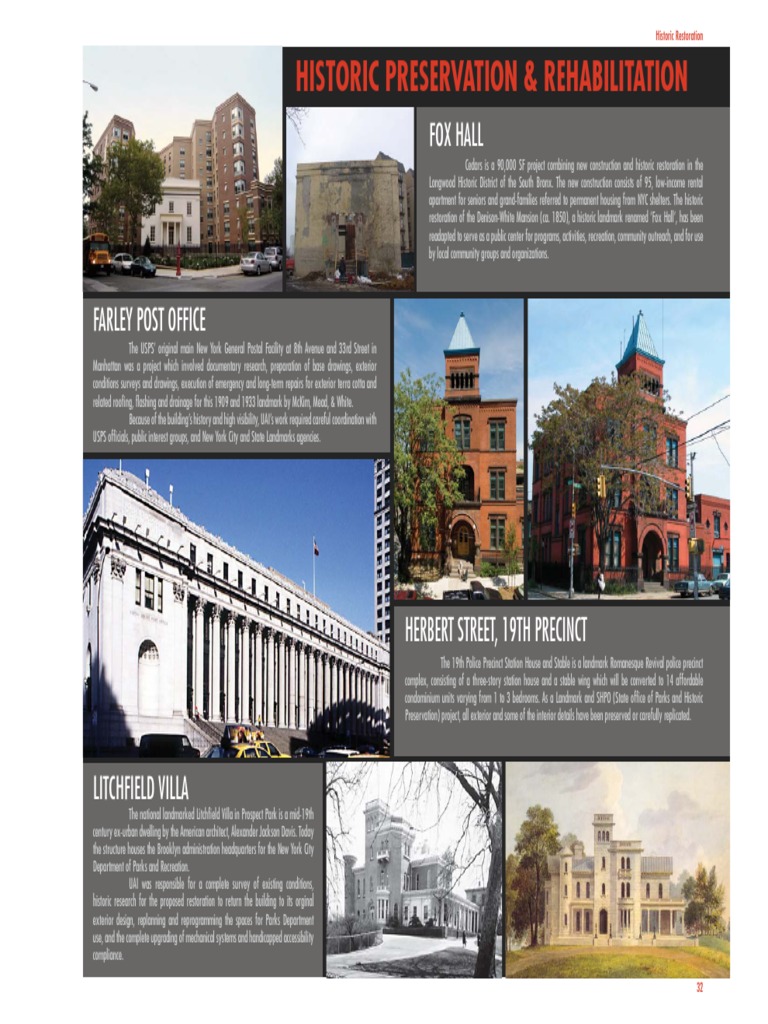 HISTORIC PRESERVATION ISSUES intelligence overview