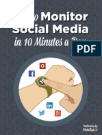 How To Monitor Social Media in 10 Minutes A Day