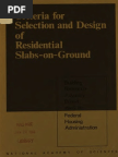BRAB (1968) Criteria for Selection and Design of Residential Slabs-On-Ground (V1)