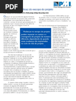 Gerenciamento de Escopo em Projetos