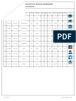 College Code / Name: 1114 - Prathyusha Institute of Technology and Management Branch Code / Name: 114 - B.E. Mechanical Engineering