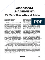 Classroom Management:: It's More Than A Bag of Tricks