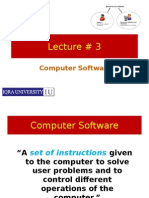 Computer Software (Lecture#3)