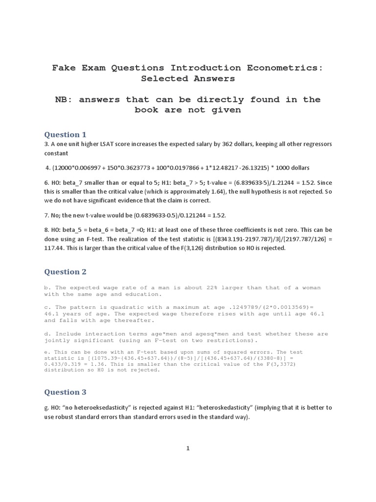 Answers Fake Examx | PDF | Teaching Methods & Materials | Science ...