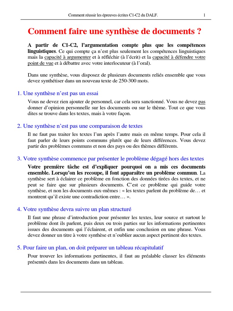 Comment Réussir Le DALF C1  Langues  Sciences philosophiques