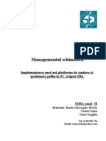 Proiect Managementu Schimbarii VVL OT GR 2015