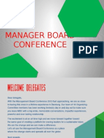 Manager Board Conference