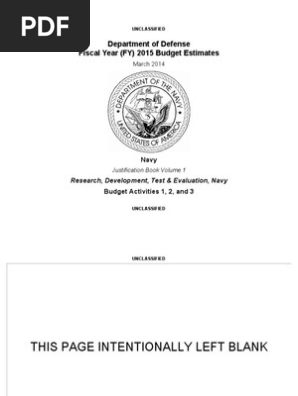 US Navy FY_2015 Budget Request - HF Arrays Ionospheric research