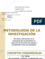 Metodologia de La Investigacion