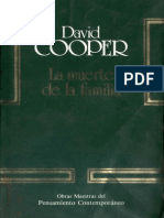 David Cooper. La Muerte de La Familia