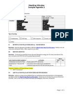 Sample Agenda 2