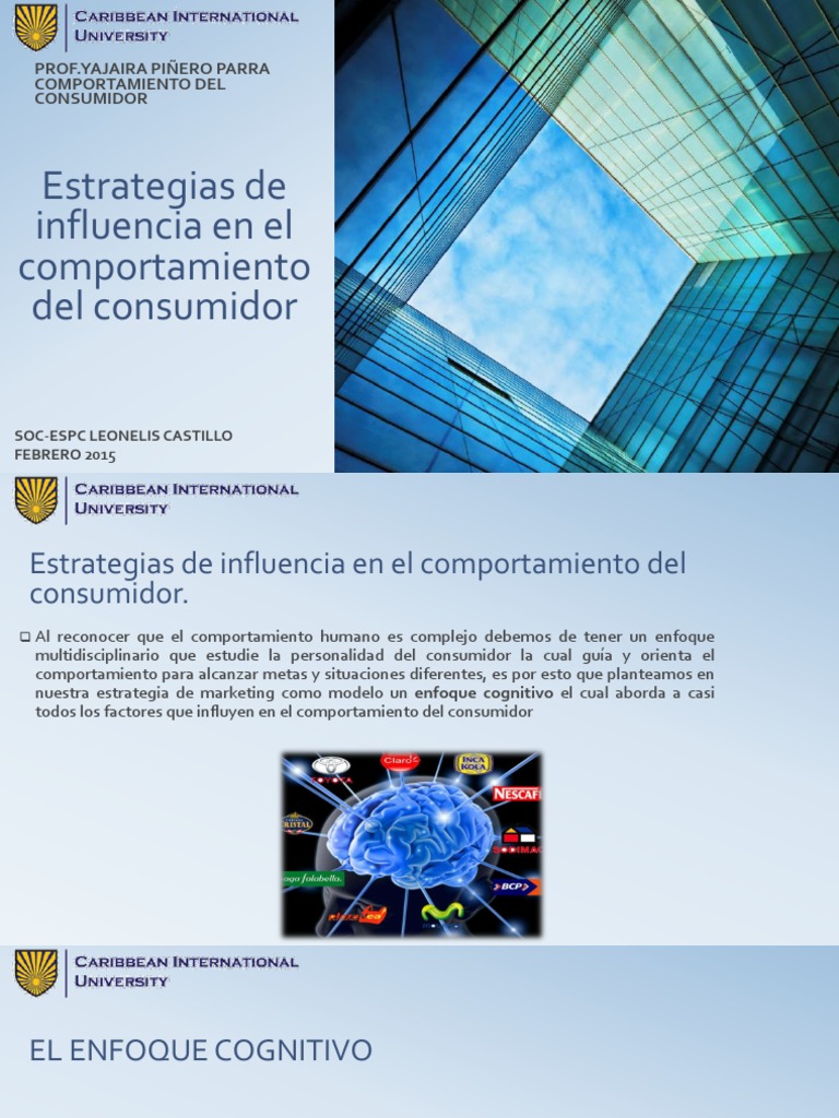 Estrategias de Influencia en el Consumidor | PDF | Comportamiento del ...
