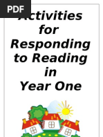 Download Activities for Responding to Reading in Year 1 by lancashireliteracy SN25484843 doc pdf
