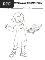 Fichas de Avalia o Gramatical 3 e 2 Ano