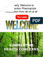 A Hearty Welcome To Linn-Benton Pharmacists Association From All of Us at