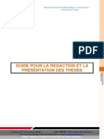 Guide Redaction Presentation Theses Fr